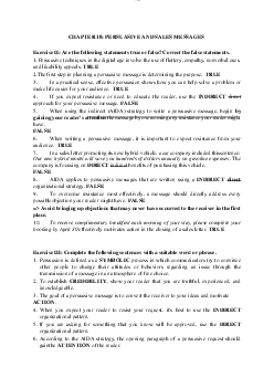 Bài tập tiếng anh chuyên ngành cho môn Luật kinh tế đề số 10: PERSUASIVE AND SALES MESSAGES có lời giải