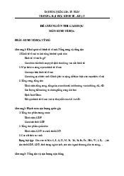 Đề cương ôn thi cao học - Kinh tế chính trị | Đại học Công nghệ Giao thông vận tải