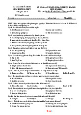 Đề Thi Thử Tốt Nghiệp THPT 2026 Địa Lí Liên Trường Bắc Ninh Lần 1 Có Đáp Án
