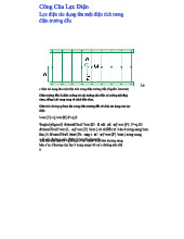 Công Của Lực Điện Trong Điện Trường Đều - Tài Liệu Học Tập