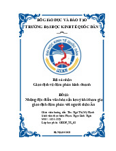 Đặc điểm văn hóa cần lưu ý khi đàm phán với người châu Âu | Môn Giao dịch và đàm phán kinh doanh - Đại học Kinh Tế Quốc Dân