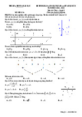 Đề giữa học kỳ 1 Toán 12 năm 2025 – 2026 trường THPT A Hải Hậu – Ninh Bình