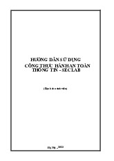 HDSD cổng thực hành an toàn thông tin môn Quản lý an toàn thông tin | Học viện Công Nghệ Bưu Chính Viễn Thông