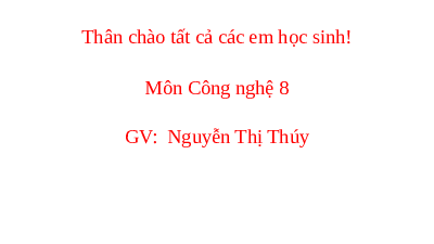Giáo án điện từ Công nghệ 8 Bài 6 Cánh Diều: Vật liệu cơ khí