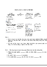 Hiện tại đơn và tiếp diễn - Bài tập và sửa lỗi | Nhập môn Ngôn ngữ Anh | Đại học Hàng hải Việt Nam
