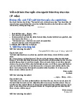 Viết một bức thư ngắn cho người thân Hay chọn lọc - Tiếng việt 3