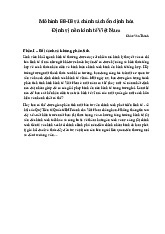 Mô hình EB-IB và chính sách ổn định hóa Định vị nền kinh tế Việt Nam