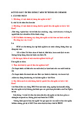 Một Số Gợi Ý Ôn Thi Cuối Kỳ Môn Tư Tưởng Hồ Chí Minh | Đại học Nội Vụ Hà Nội