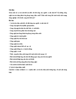 Bài 1: Vai trò và triển vọng của chăn nuôi | Công nghệ 11 Kết nối tri thức