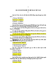 Bộ câu hỏi tuyên truyền biển, đảo| Câu hỏi môn tư tưởng Hồ Chí Minh| Đại học Kinh Tế Quốc Dân