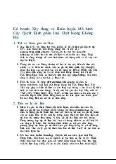 Kế hoạch Huấn luyện Mô hình Cây Quyết Định Phân loại Chất lượng Không khí | Iot và ứng dụng | Học viện Công nghệ Bưu chính Viễn thông