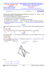 Bộ đề tham khảo ôn tập học kỳ 1 Toán 11 sách KNTTVCS năm học 2025 – 2026