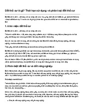 Đất thổ cư là gì? Thời hạn sử dụng và phân loại đất thổ cư