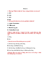 Câu hỏi trắc nghiệm ôn tập Kinh tế chính trị Mac-Lenin | Trường đại học Bách Khoa Hà Nội