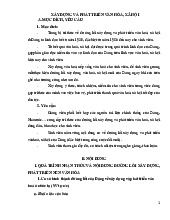 Chương 7: Đường lối xây dựng và phát triển văn hóa , xã hội | Ôn tập môn Đường lối cách mạng của Đảng Cộng sản Việt Nam