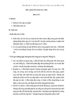 Phân tích nhân vật A Phủ trong tác phẩm Vợ chồng A Phủ | Văn mẫu lớp 12
