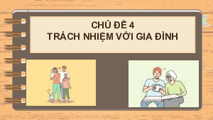 Chủ đề 4: Trách nhiệm với gia đình (HĐ8,9) | Bài giảng PowerPoint Hoạt động trải nghiệm 11 Chân trời sáng tạo