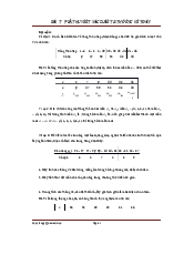 Củng cố chương 1 môn xác suất thống kê| Đại học Kinh tế Quốc Dân