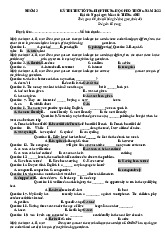Đề thi tham khảo kỳ thi tốt nghiệp trung học phổ thông năm 2022 số 8 | Học viện Hành chính Quốc gia