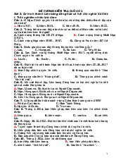 Đề cương kiểm tra cuối kì 1 kèm đáp án môn Lịch sử 11