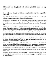 Kể lại một câu chuyện cổ tích mà em yêu thích chọn lọc hay nhất | Tiếng Việt 4