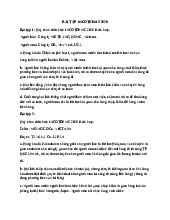 BÀI TẬP INCOTERMS 2020