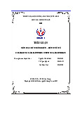Charging car battery with solar energy | Tiểu luận  môn Hệ thống điện – điện tử ô tô Trường đại học sư phạm kỹ thuật TP. Hồ Chí Minh