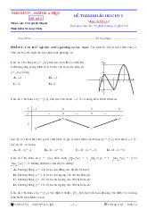 17 đề tham khảo cuối học kỳ 1 Toán 12 cấu trúc trắc nghiệm mới