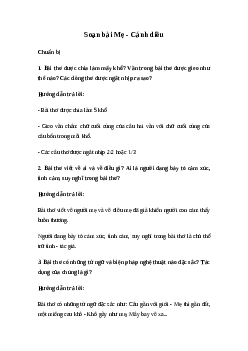 Soạn bài Mẹ | Ngữ văn 7 sách Cánh diều