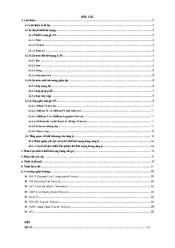 Bài tập lớn môn Thiết kế và hiệu năng mạng đề tài về Thiết kế mạng cho một công ty | Học viện Công nghệ Bưu chính Viễn thông