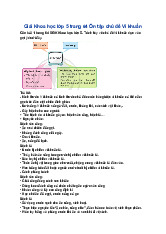 Giải SGK Khoa học lớp 5 Cánh diều Ôn tập chủ đề Vi khuẩn