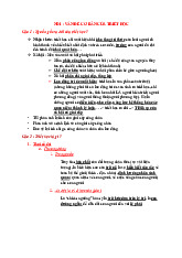 Những vấn đề cơ bản của triết học và tiết học Mác - Lê Nin - môn triết học Mác – Lê nin–Trường Đại học bách khoa -đại học Đà Nẵng