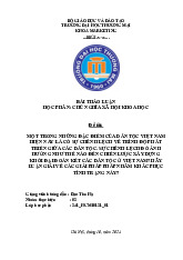 Tình Trạng Chênh Lệch Phát Triển Dân Tộc VN | Bài thảo luận chủ nghĩa xã hội khoa học