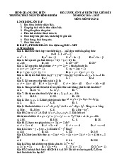 Đề cương giữa kì 1 Toán 8 năm 2024 – 2025 trường THCS Nguyễn Bỉnh Khiêm – Hà Nội