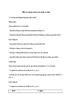 Giải Công nghệ 11 Bài 11: Quá trình sản xuất cơ khí | Kết nối tri thức