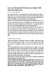 Lưu vực sông là gì? Các lưu vực sông ở Việt Nam kèm danh mục