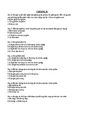 Trắc nghiệm chương 4 Marketing Căn Bản | Đại học Nguyễn Tất Thành