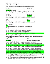 Câu hỏi ôn tập Hệ đếm và thao tác trên Word môn Tin 1 | Trường Đại học Kinh Doanh và Công Nghệ Hà Nội