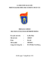 Bằng kiến thức lý luận và liên hệ thực tiễn, anh/chị hãy phân tích và chứng minh quan điểm của Chủ tịch Hồ Chí Minh | Tiểu Luận Cuối Kỳ: Lý Luận Báo Chí Truyền Thông