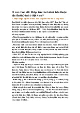 Vì sao thực dân Pháp tiến hành khai thác thuộc địa lần thứ hai ở Việt Nam?