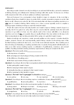 PASSAGE 8_Theme 5. Jobs and Employment (Công việc và tuyển dụng)