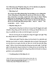 Câu hỏi ôn tập môn Triết học Mác - Lênin | Trường Đại học Mở Hà Nội