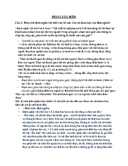 Đề cương Triết học Hoàn chỉnh | Trường Đại học Giao thông Vận tải