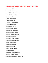 Danh Từ Được Sử Dụng Nhiều Nhất Trong Tiếng Anh môn Tiếng Anh  | Học viện Nông nghiệp Việt Nam