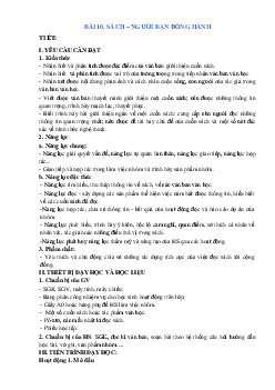 Giáo án Ngữ văn 8 Kết nối tri thức bài 10 Sách–Người bạn đồng hành