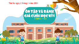 Giáo án điện tử  Tiếng Việt 4 -  Kết Nối Tri Thức:  ôn tập cuối học kỳ 1 ( tiêt 1-2).