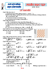 Phiếu Bài Tập Toán 9 Bài Tập Tổng Hợp Căn Thức