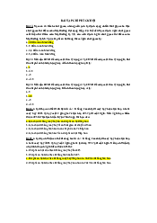 Bài tập chi phí cơ hội - Kinh tế vĩ mô | Trường đại học Lao động - Xã hội