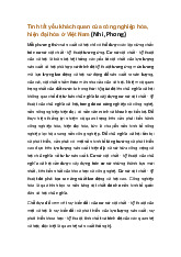 Tính tất yếu khách quan của công nghiệp hóa,hiện đại hóa ở Việt Nam môn Kinh tế chính trị | Trường đại học Mở Hà Nội