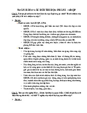 Ngân Hàng Câu Hỏi Thi Học Phần I - GDQP (Giáo Dục Quốc Phòng). Môn Giáo dục quốc phòng an ninh (GDQP) | Trường Đại học Giao thông Vận tải.